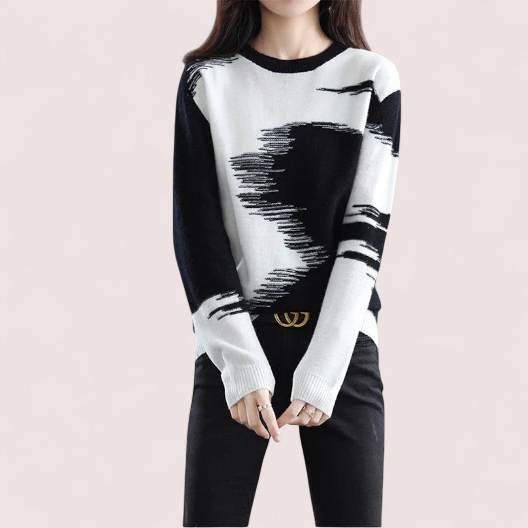 Elira Stockholm™ | Tie Dye Stickad Tröja