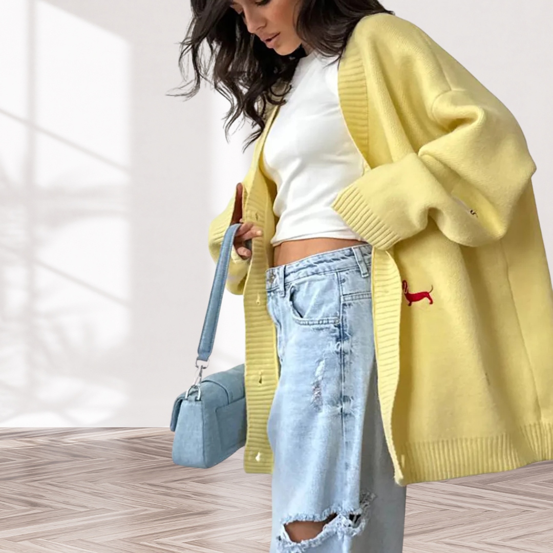 Siri™ | Mysig Kofta med Hundar