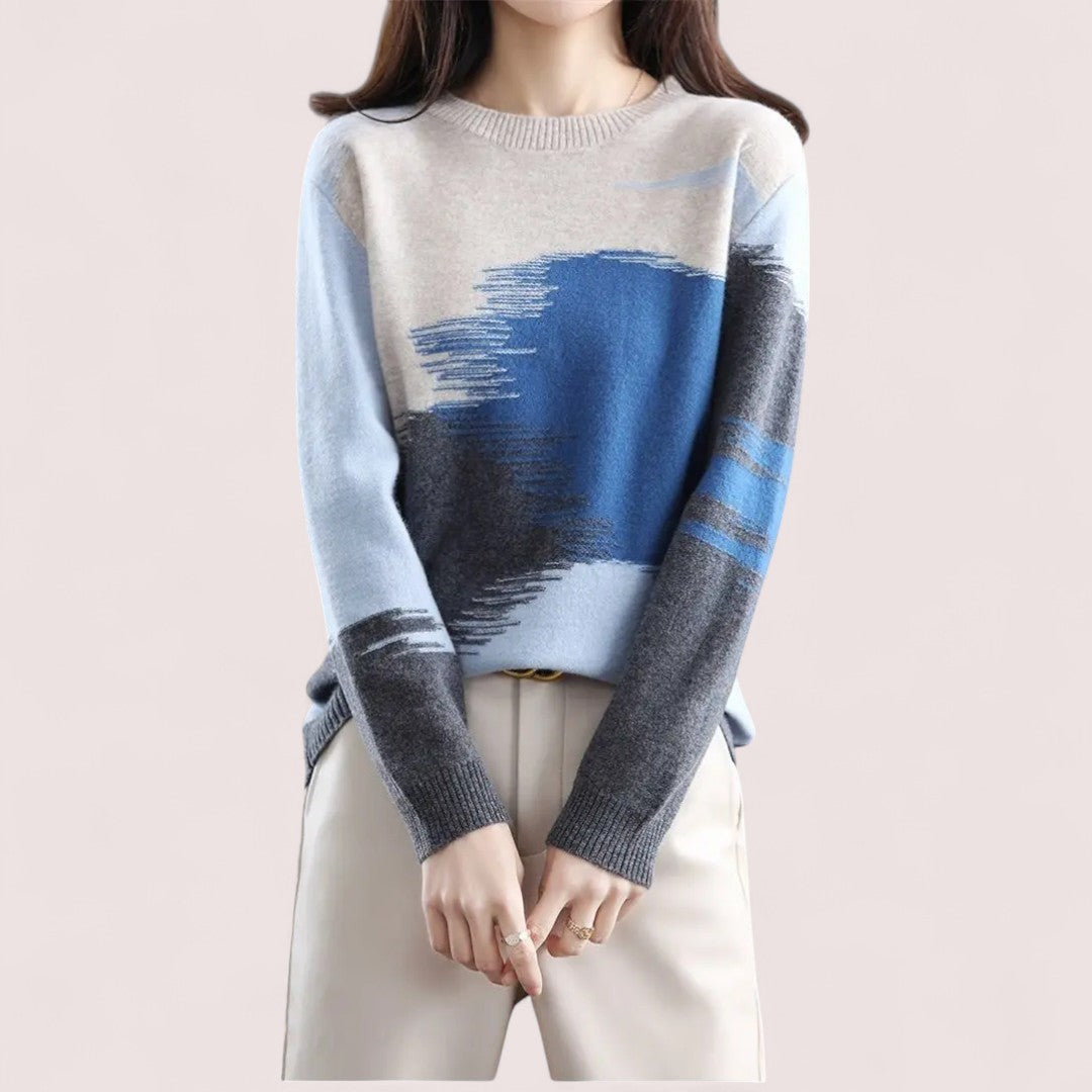 Elira Stockholm™ | Tie Dye Stickad Tröja