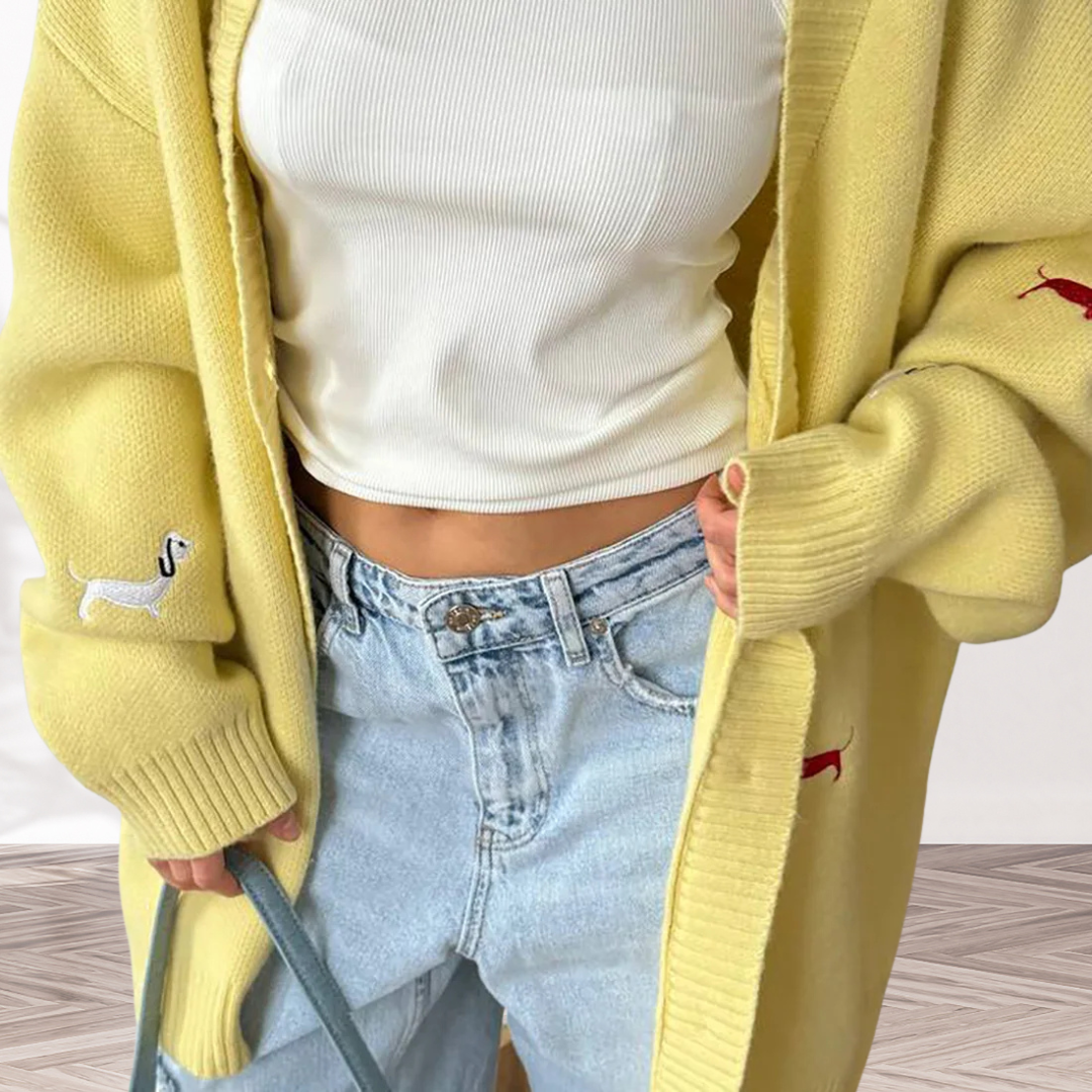 Siri™ | Mysig Kofta med Hundar