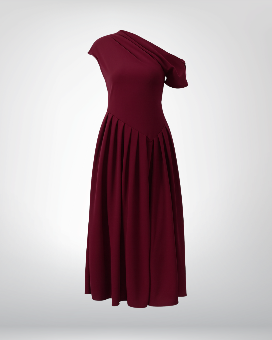 Elsa™ | Elegant One-Shoulder Lång Klänning