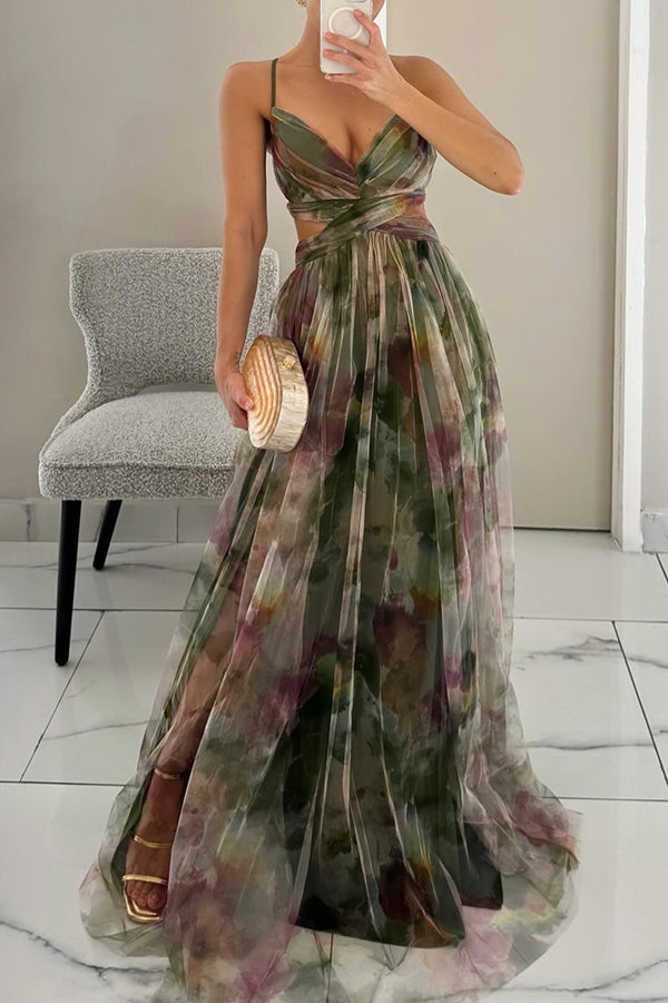 Charlotta™ | Förtrollande maxikjol med blommönster