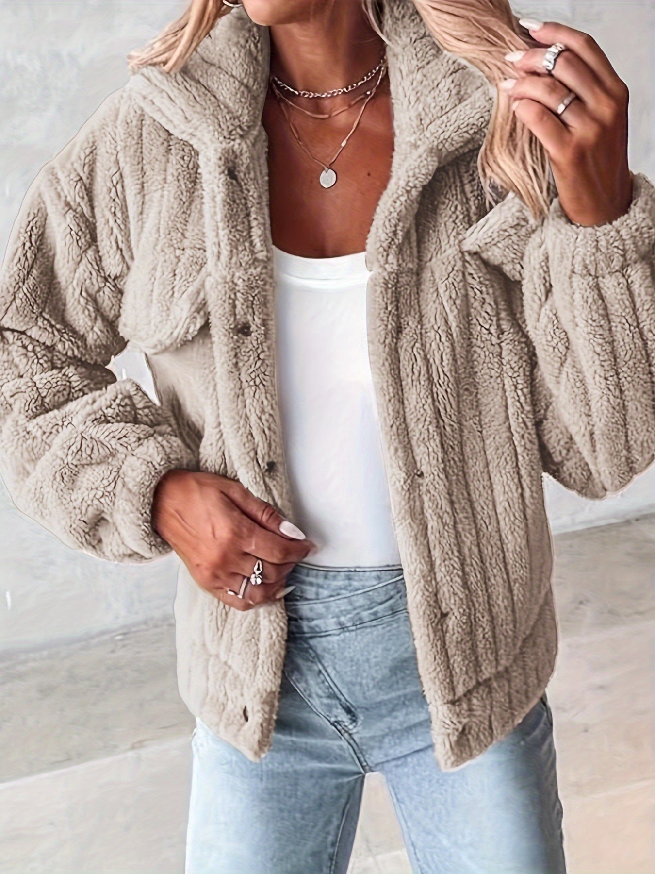 Avelina™ | Jacka med Fickor