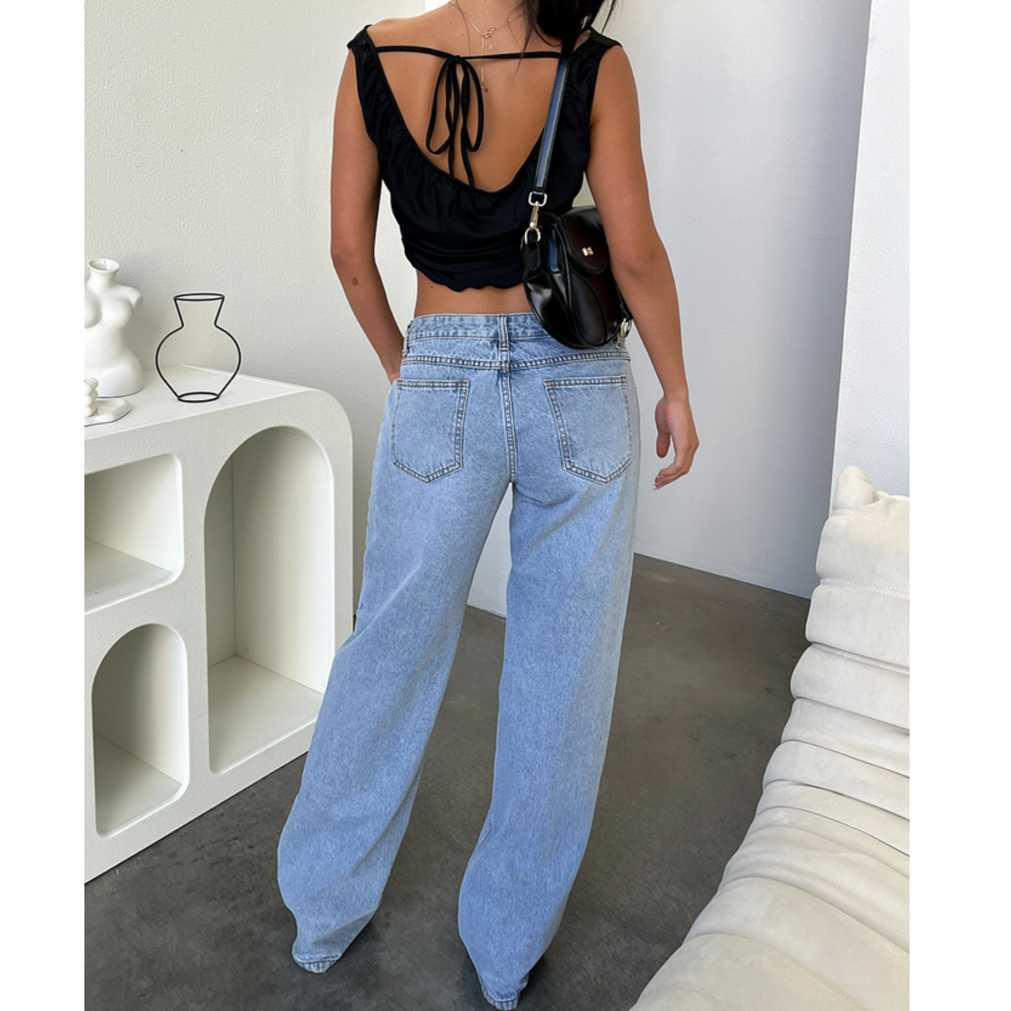 Zelia™ | Lågmidjade Jeans