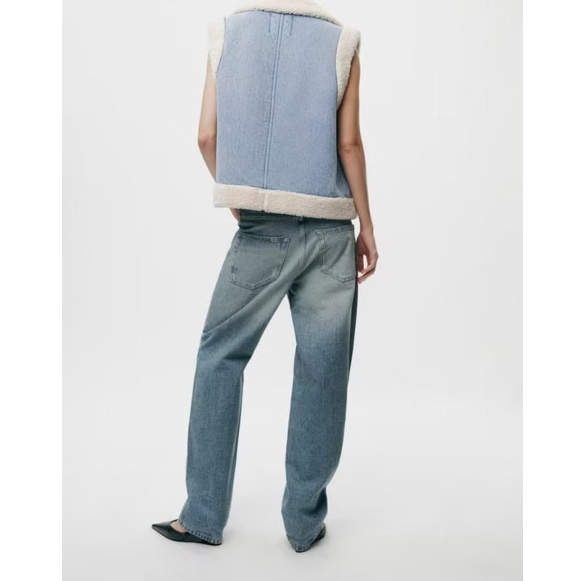 Benita™ | | Denim- och fårskinnsjacka