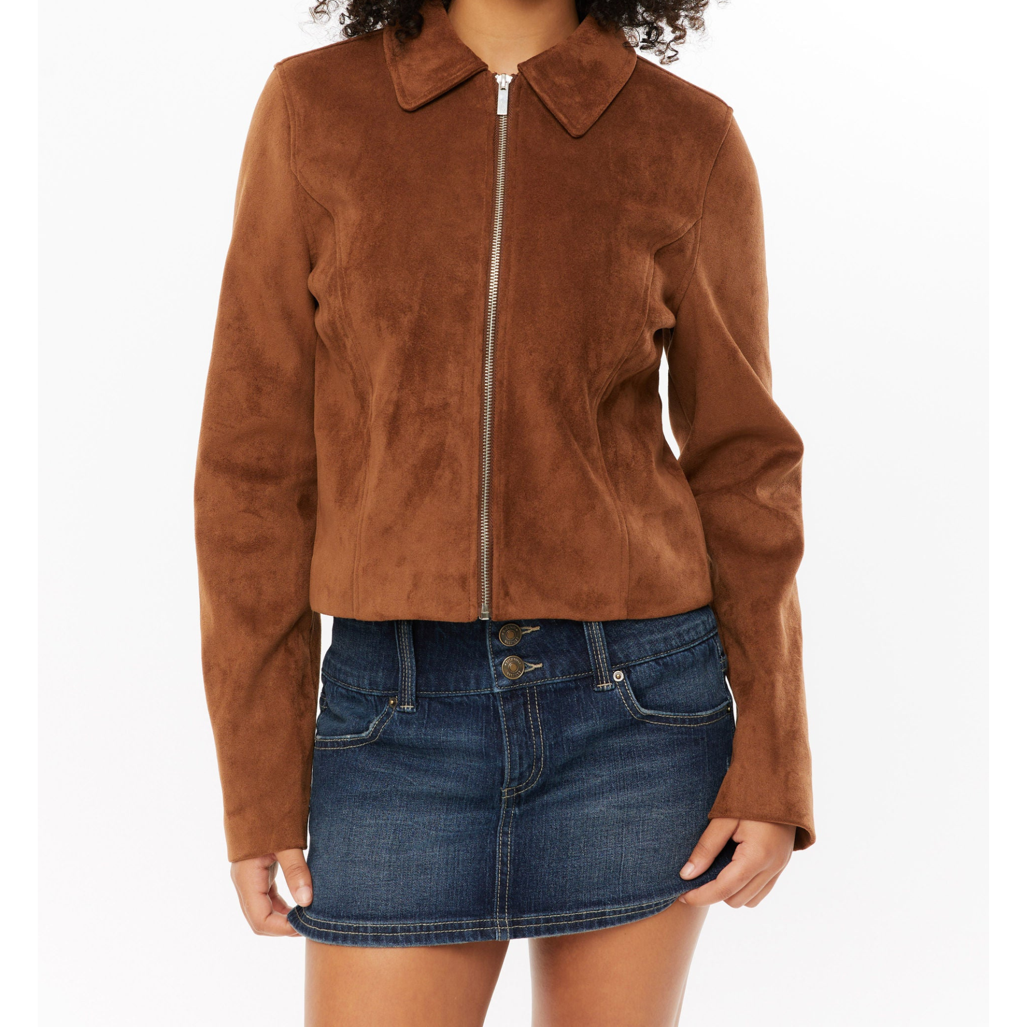 Jill™ | Faux Suede Jacka