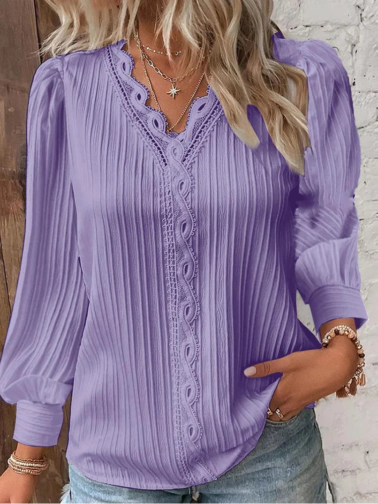 Lilly™ | Plisserad Blus