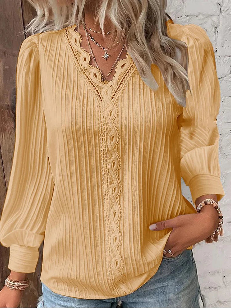 Lilly™ | Plisserad Blus