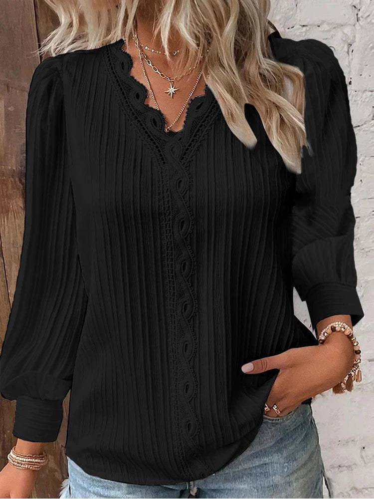 Lilly™ | Plisserad Blus