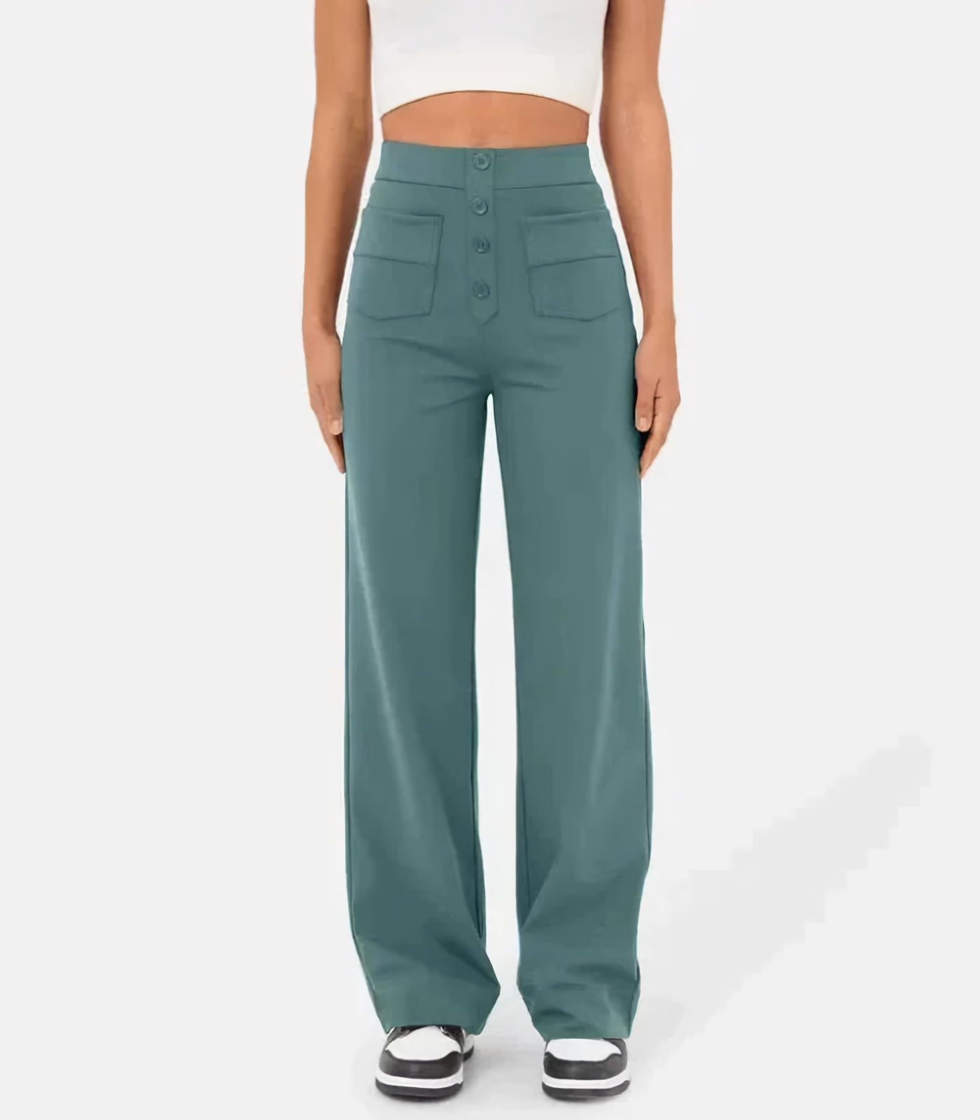 Eline™ | Högmidjade Stretchbyxor