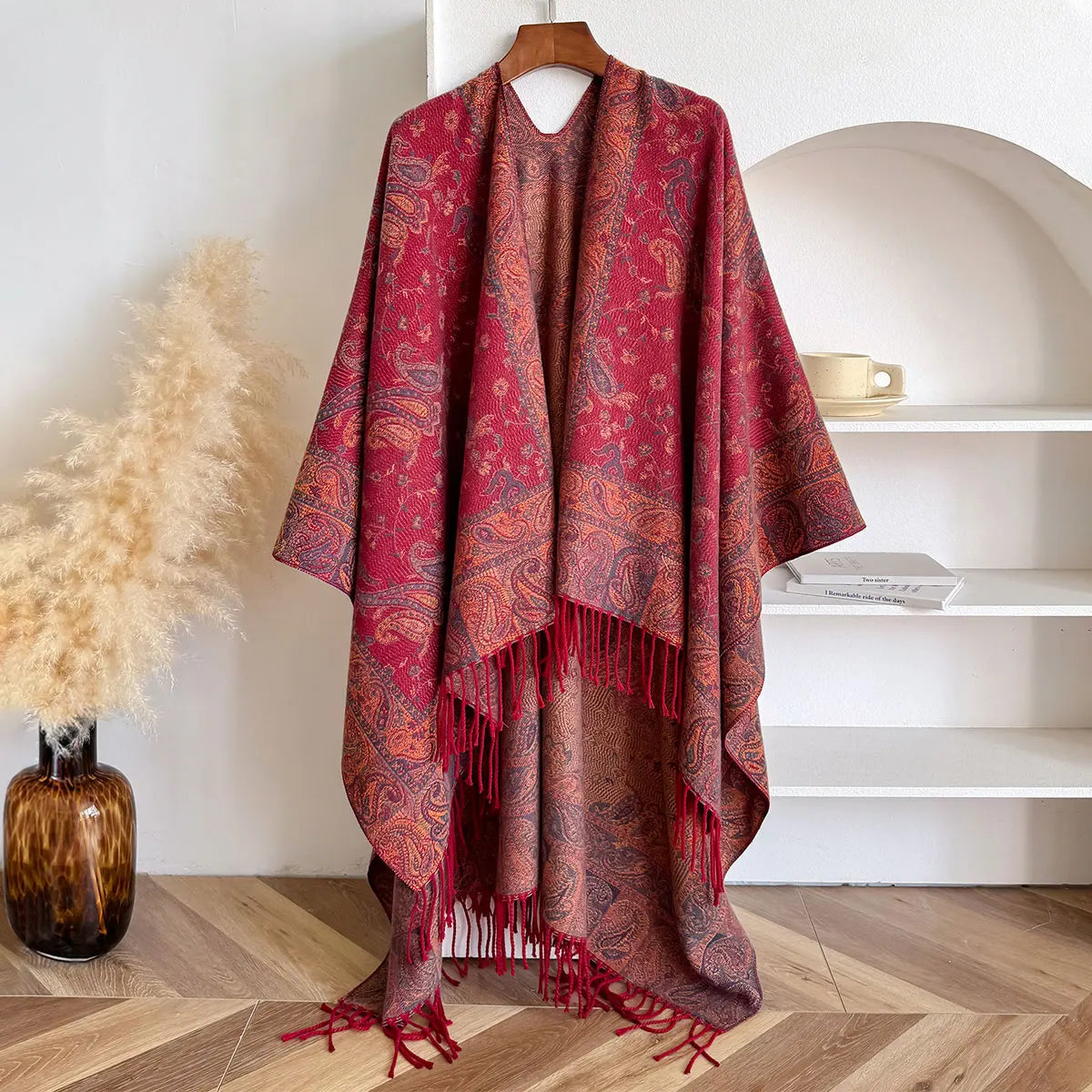 Elly™ | Elegant Poncho & Sjal i Ett