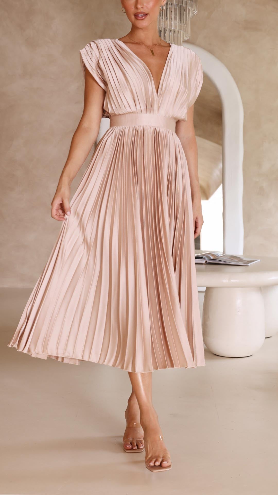 Lovisa™ | Elegant plisserad klänning