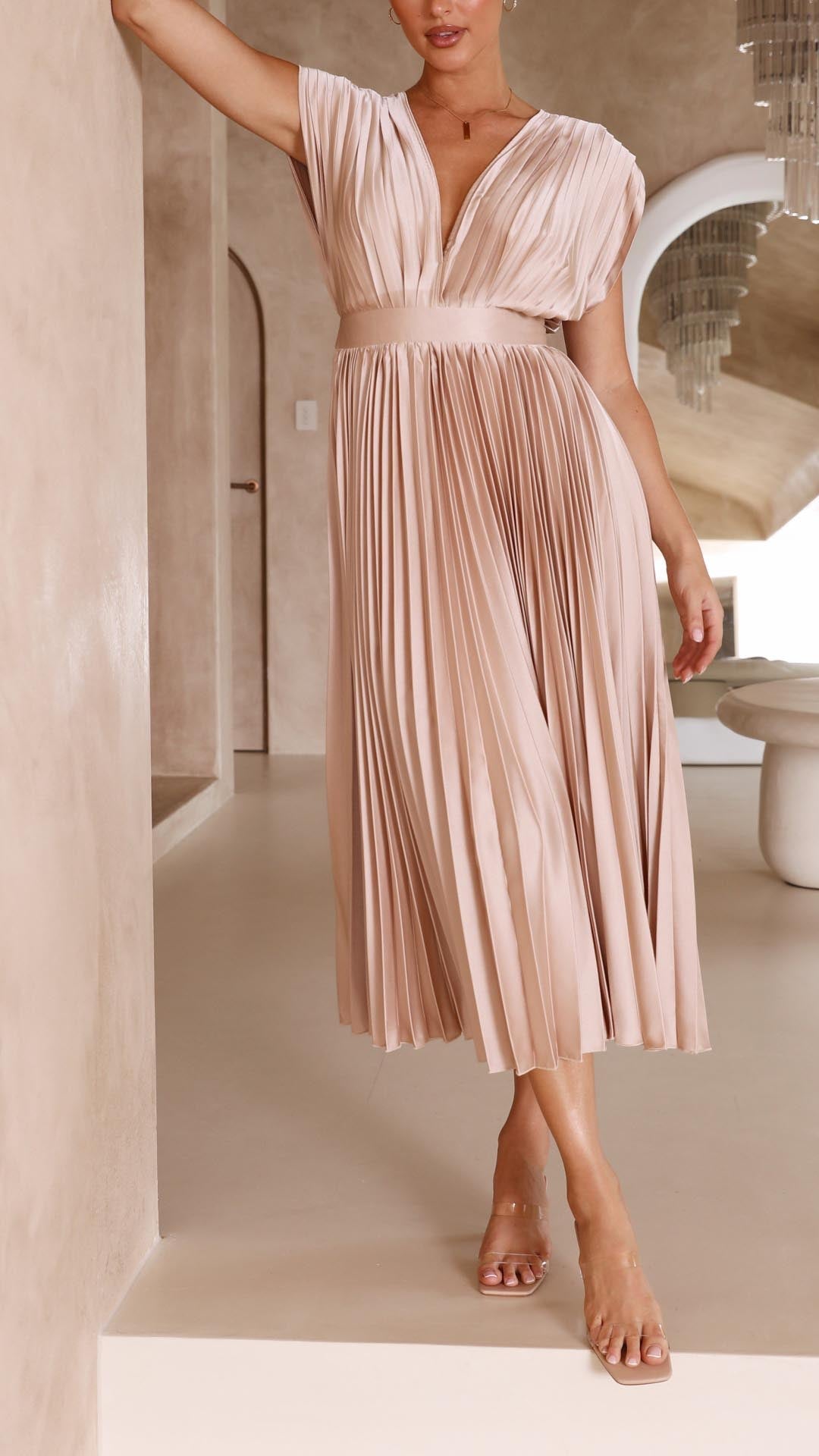 Lovisa™ | Elegant plisserad klänning