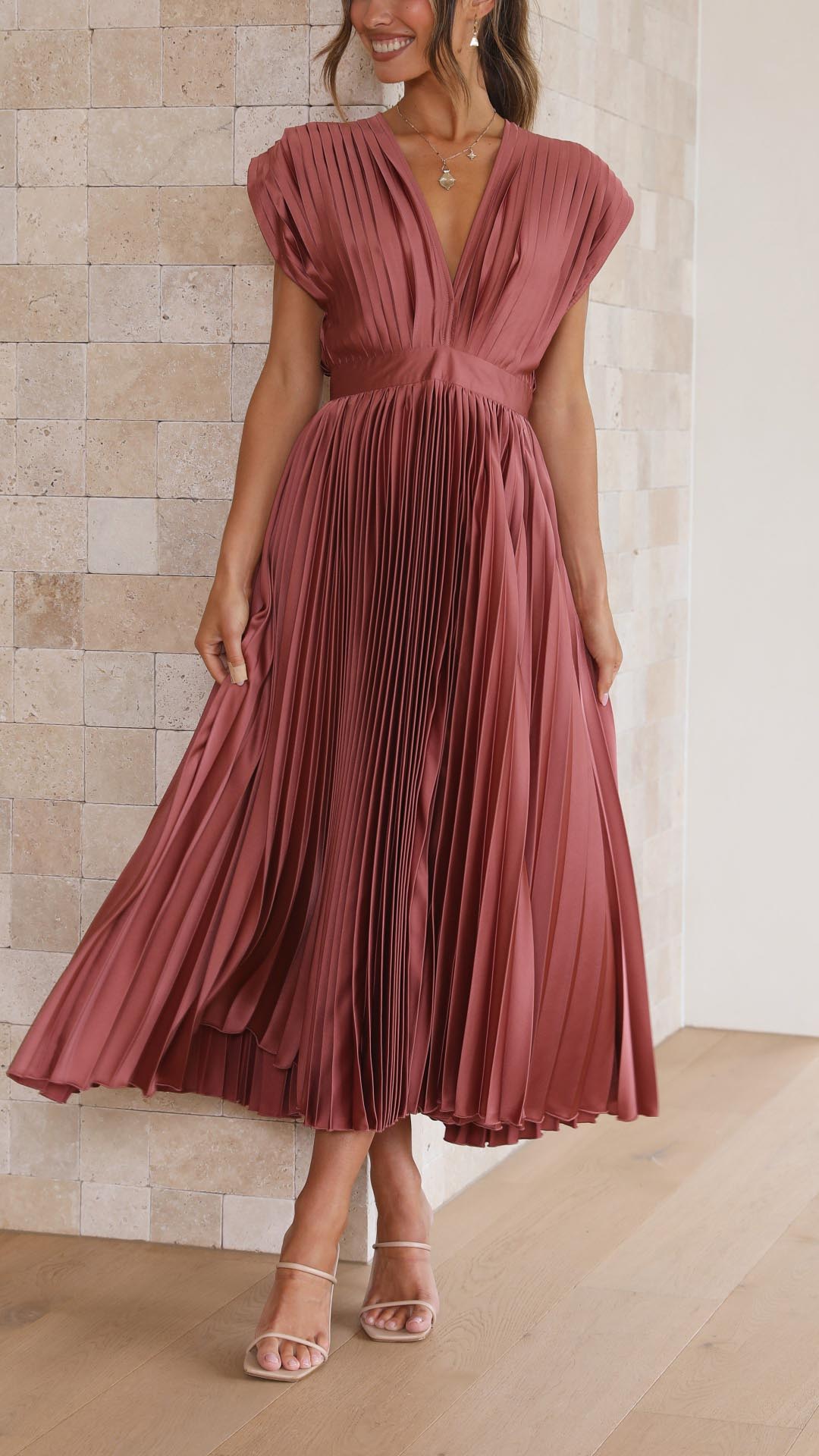 Lovisa™ | Elegant plisserad klänning