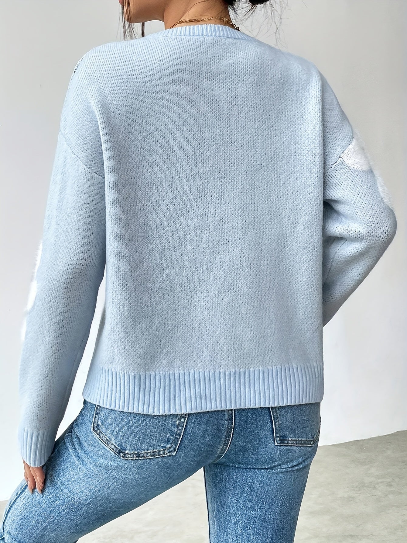 Evelina™ | Elegant Blommig Tröja