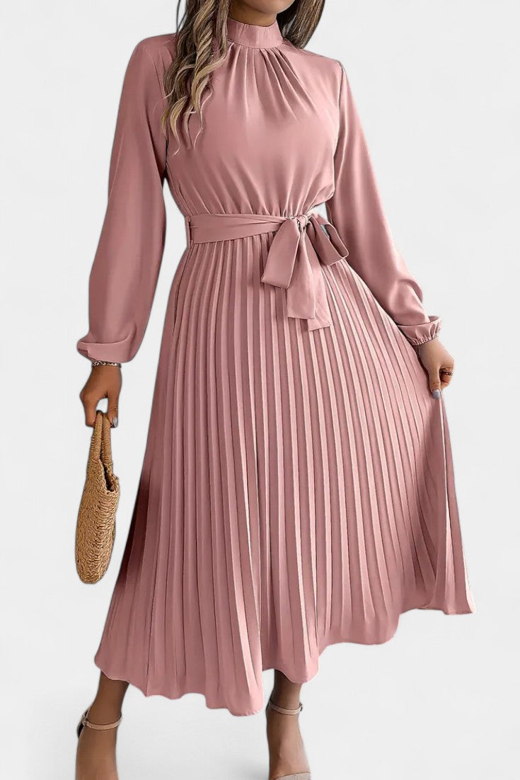 Gunilla™ | Klänning med hög hals