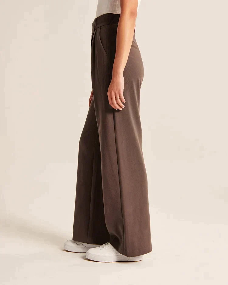 Rosalie™ | Högmidjade Vida Byxor