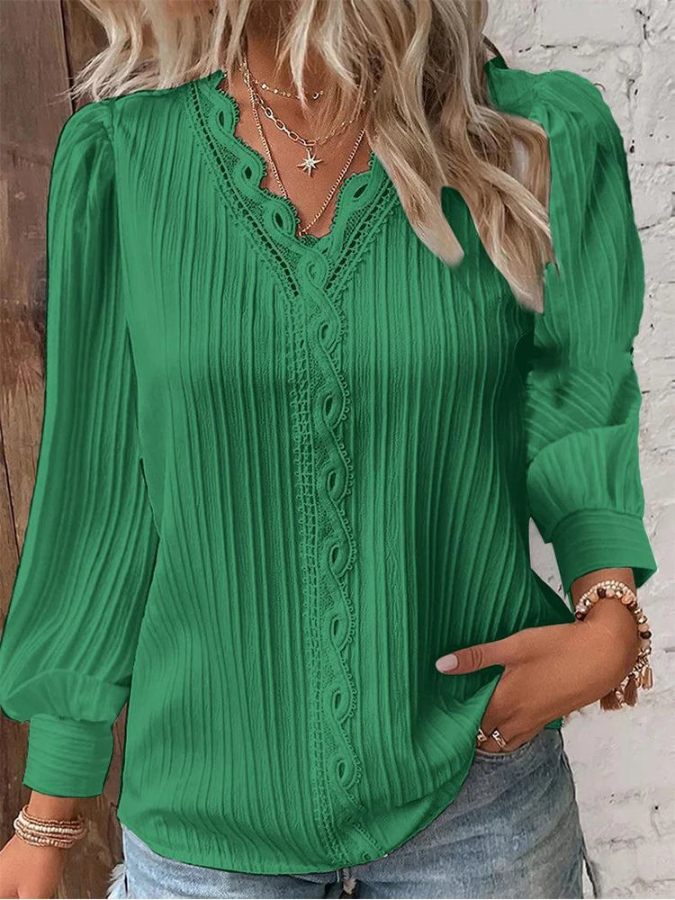 Lilly™ | Plisserad Blus