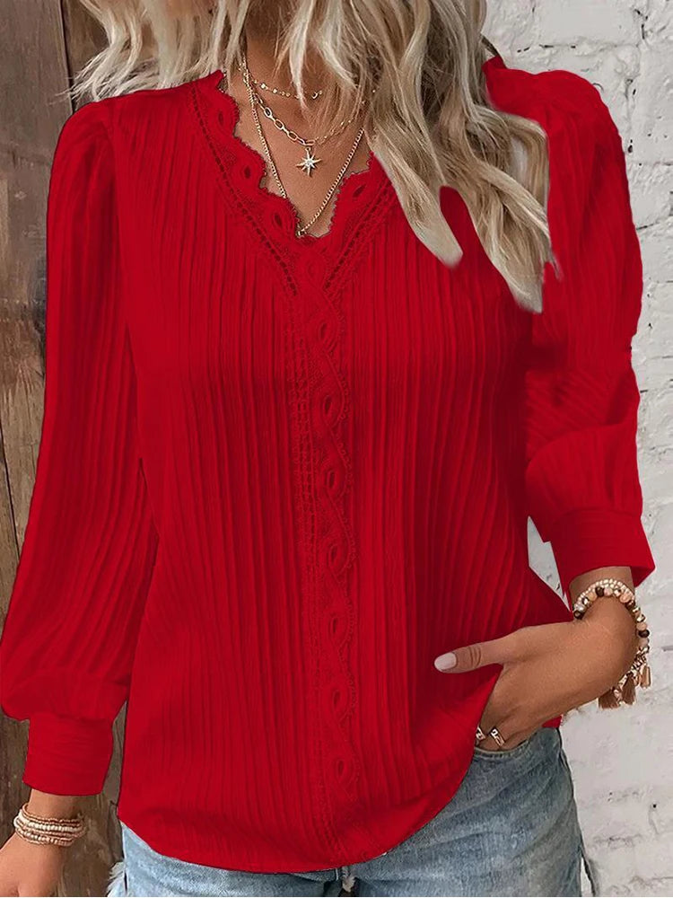 Lilly™ | Plisserad Blus