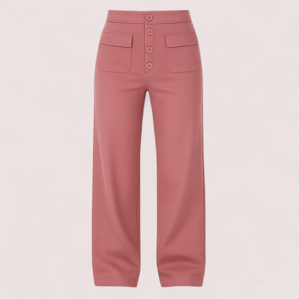 Eline™ | Högmidjade Stretchbyxor