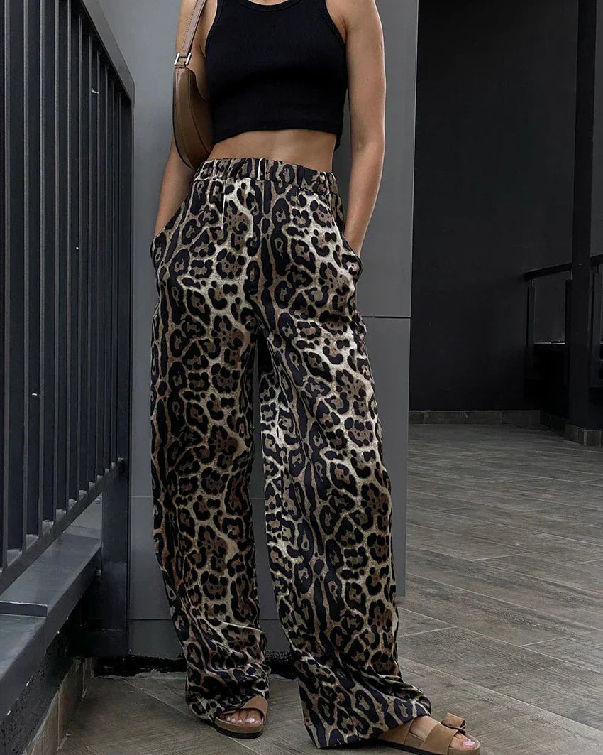 Verina™ | Vida Leopardbyxor