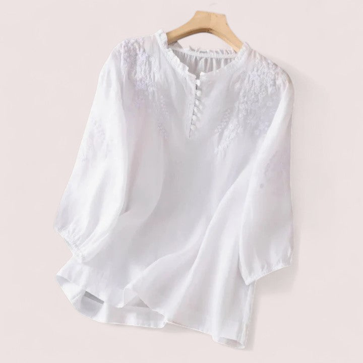 Lisen™ | Broderad blus